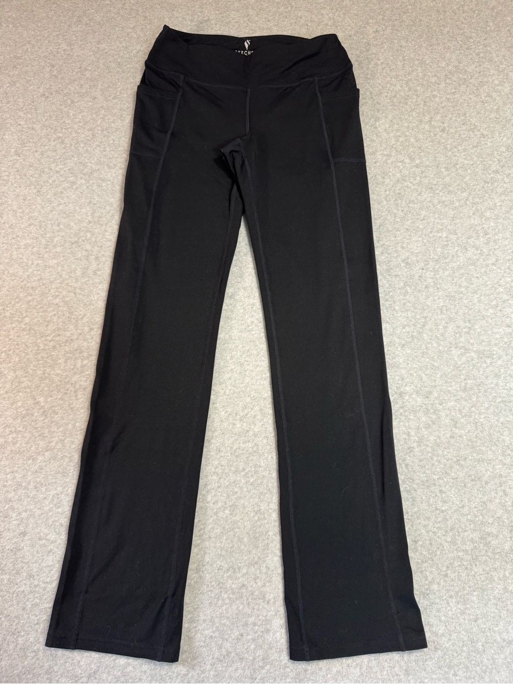 Skechers Go Walk Black Boot Cut Active Pants- Medium